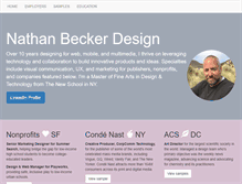 Tablet Screenshot of nathanbecker.com